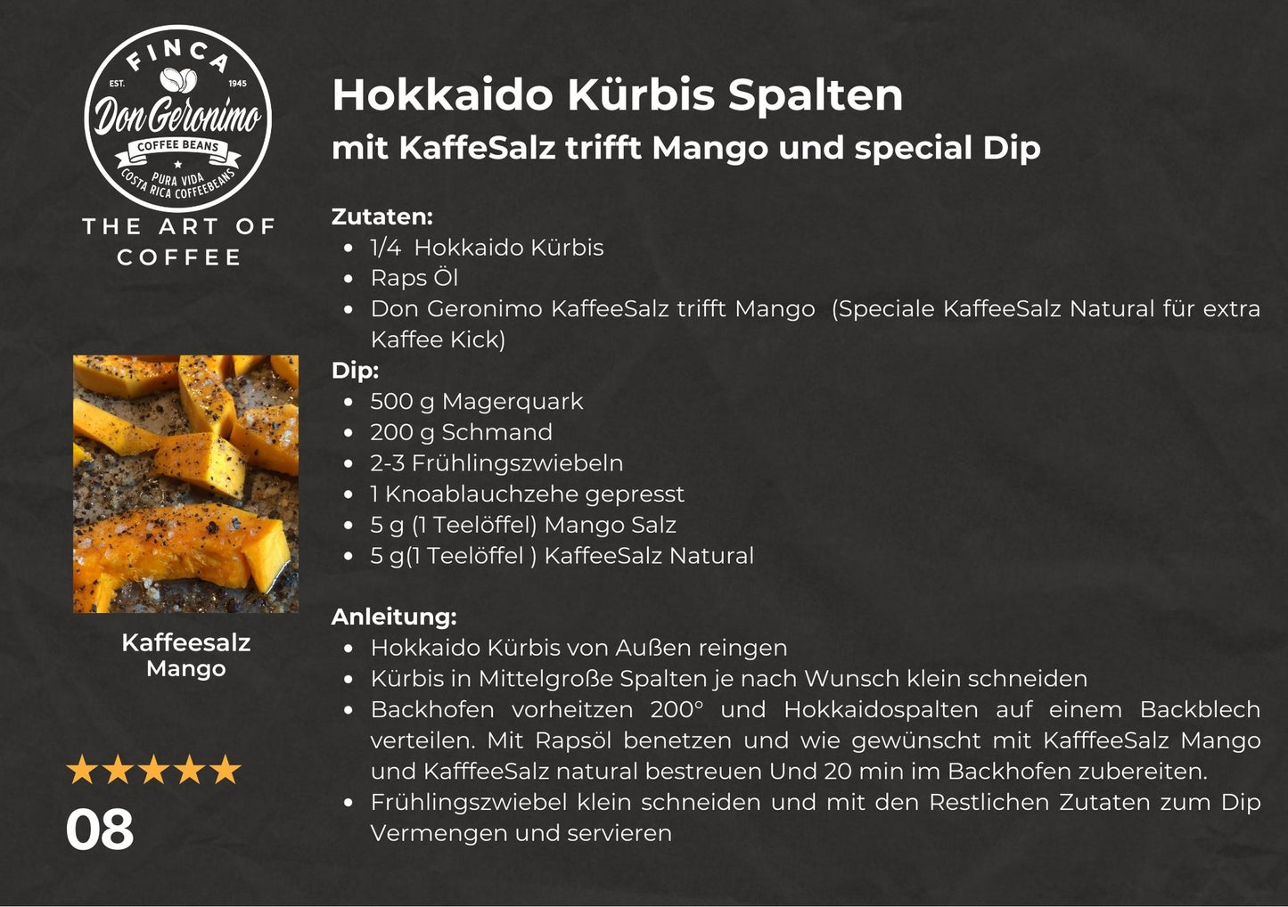 KaffeeSalz Edition of Coffee Salt | 20g | 6 Sorten