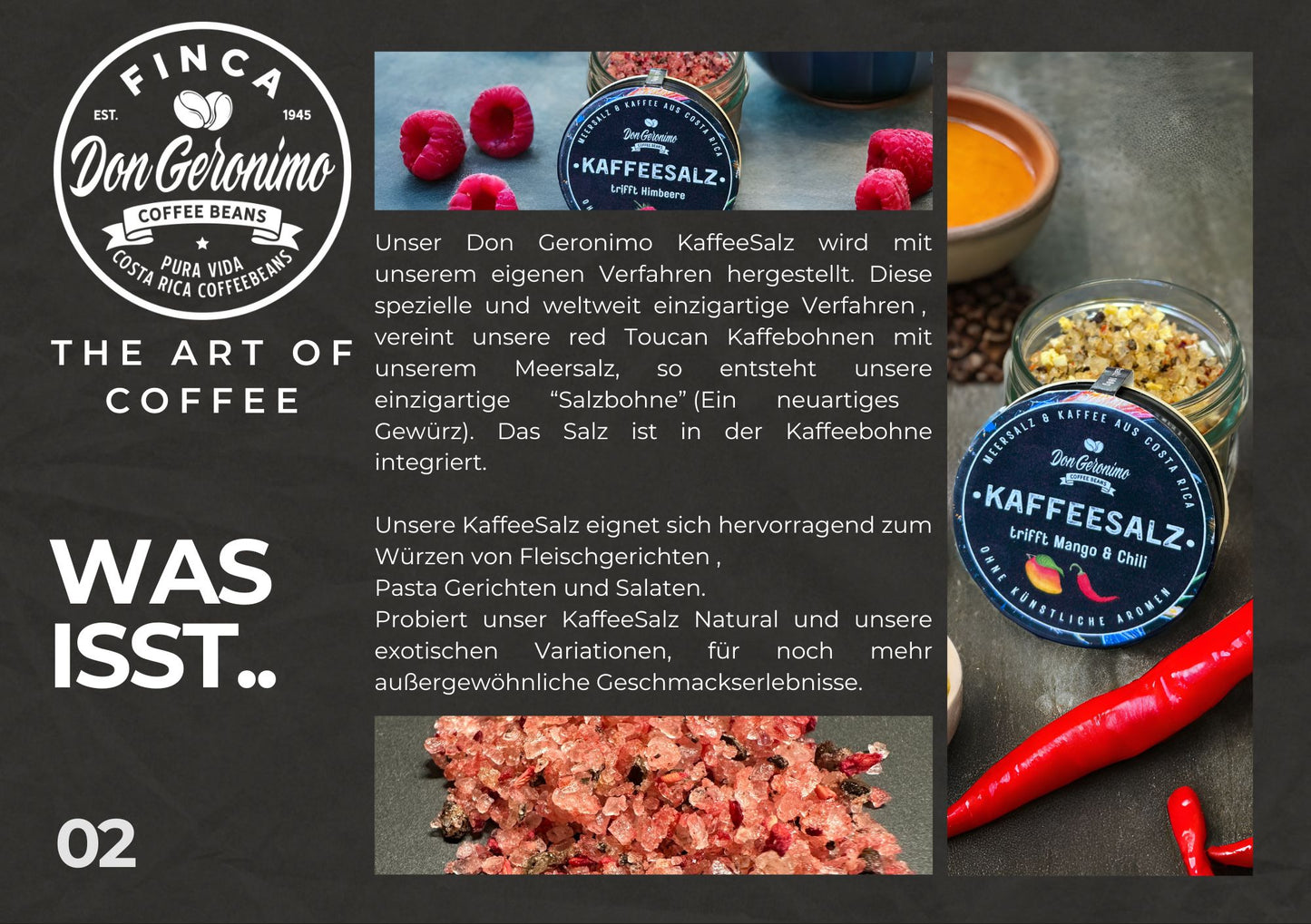 KaffeeSalz Edition of Coffee Salt | 20g | 6 Sorten