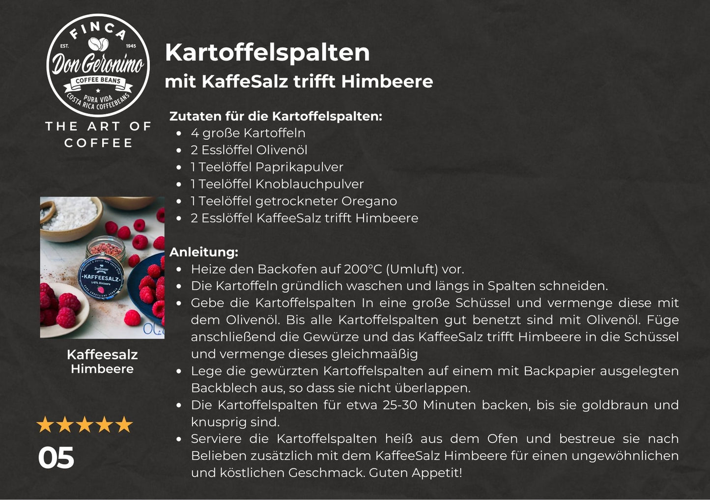 KaffeeSalz Edition of Coffee Salt | 20g | 6 Sorten