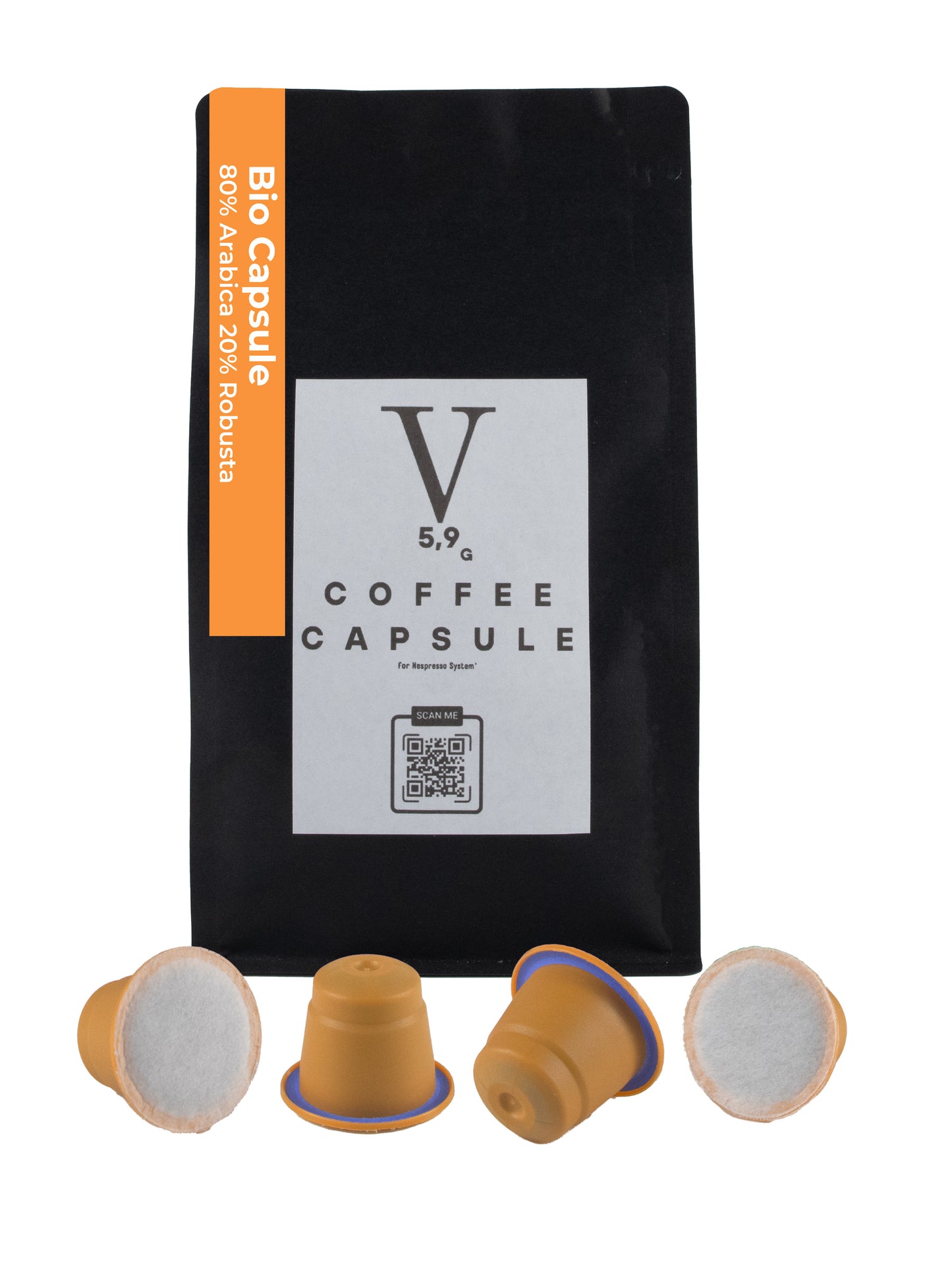 V | 5,9g Capsules (compostable) | 5 Varieties for Nespresso® machines