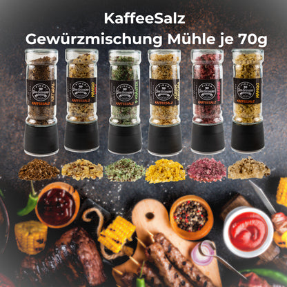 Mühle KaffeeSalz | 70g | 6 Sorten